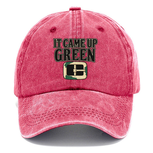 It Came Up Green Treasure Hunting Classic Cap – Pomegranate Blush