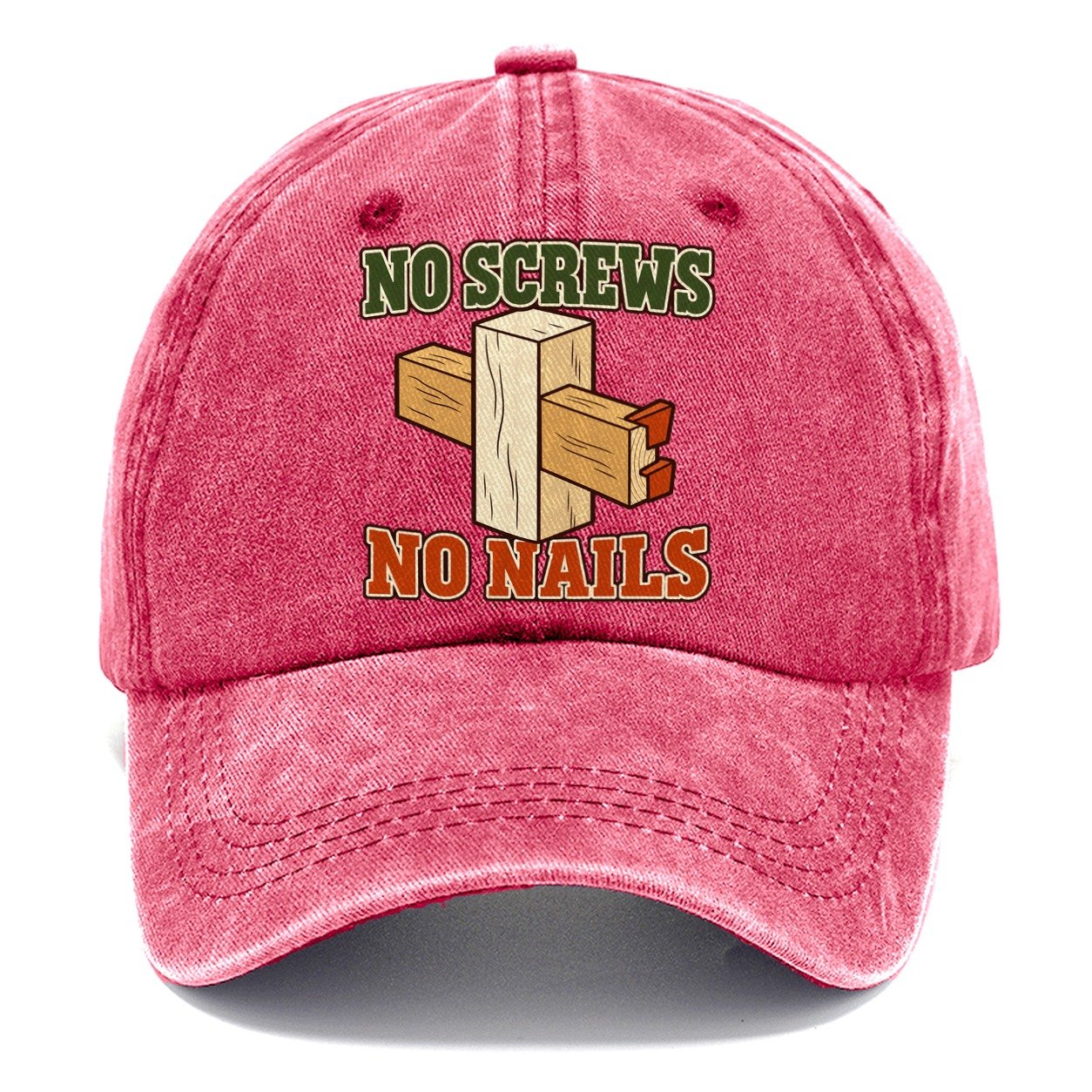 No Screws No Nails Woodworking Classic Cap – Pomegranate Blush