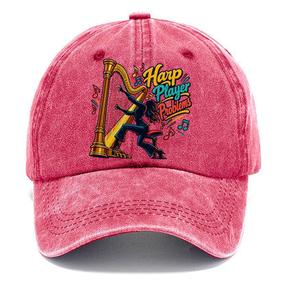 Harp Player Problems Music Instruments Classic Cap – Pomegranate Blush