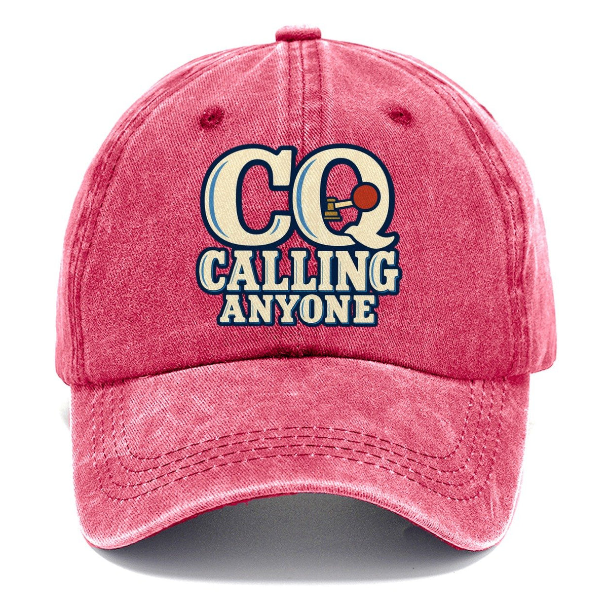 Cq Calling Anyone Amateur Radio Classic Cap – Pomegranate Blush