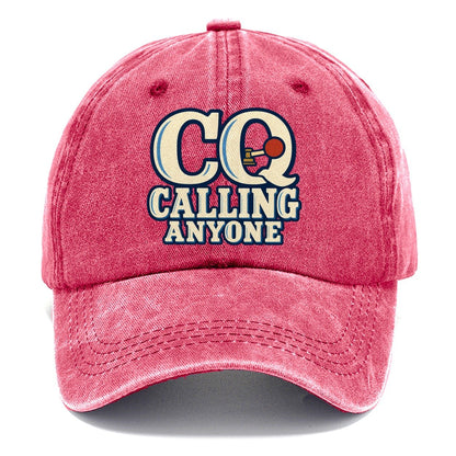 Cq Calling Anyone Amateur Radio Classic Cap – Pomegranate Blush