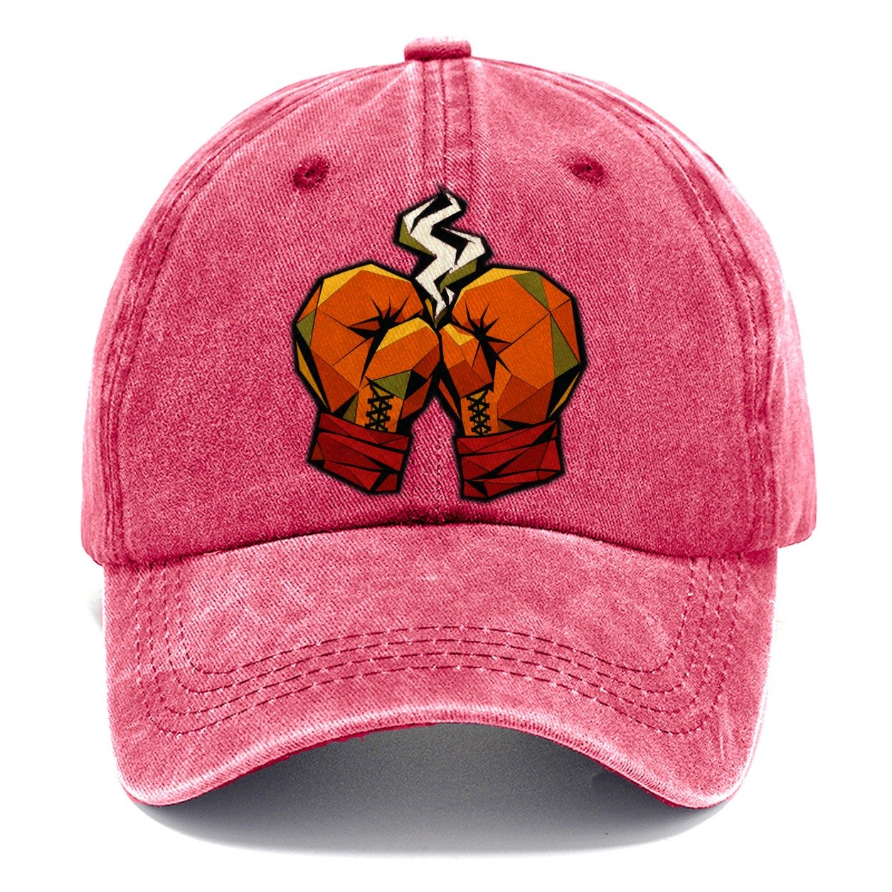 Boxing Gloves Pair Classic Cap – Pomegranate Blush