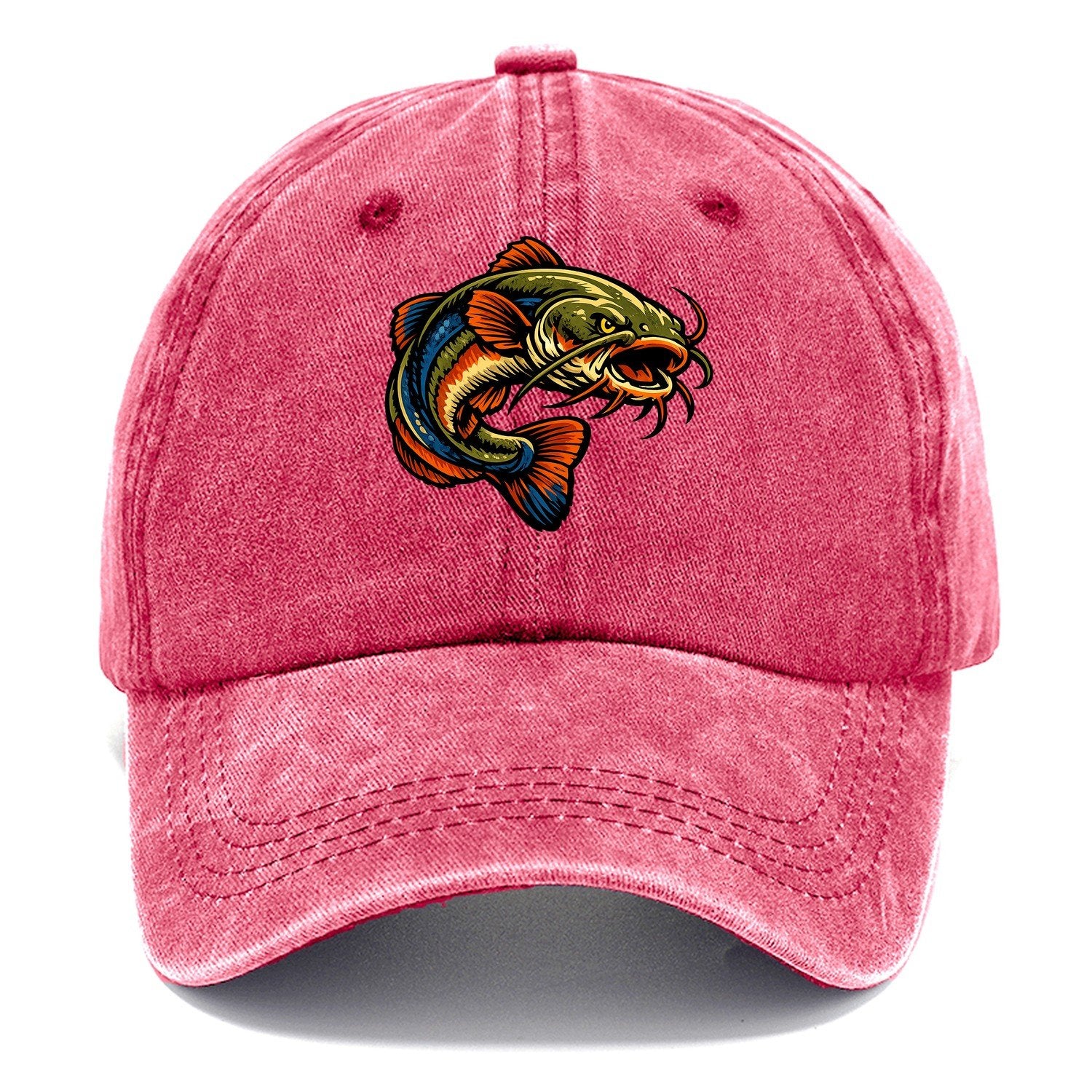Catfish Legend Classic Cap – Pomegranate Blush