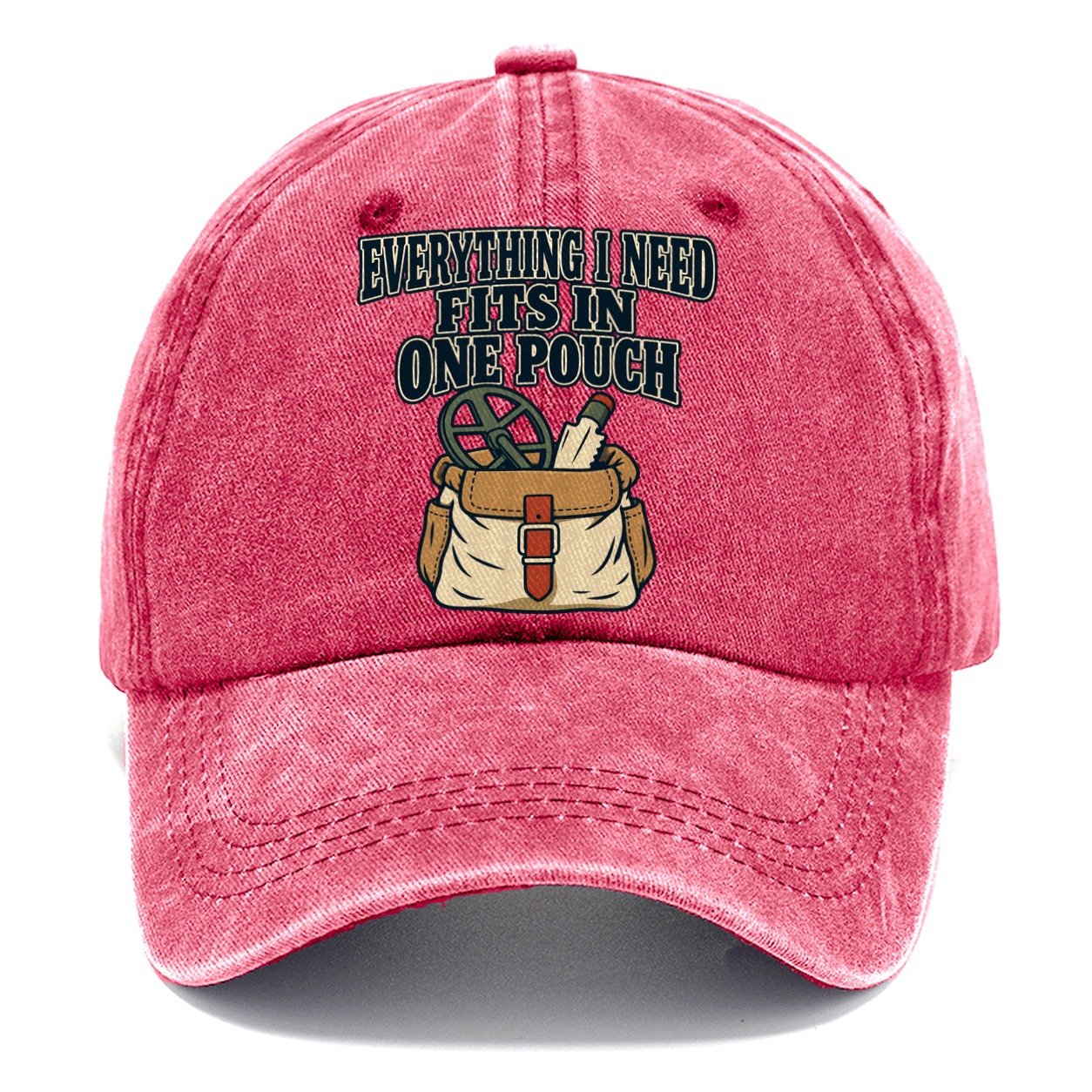 Everything In One Pouch Treasure Hunting Classic Cap – Pomegranate Blush