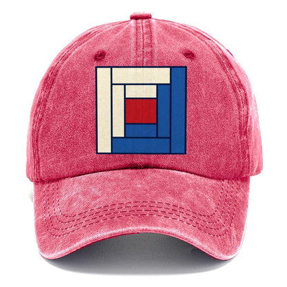 Log Cabin Block Study Sewing And Quilting Classic Cap – Pomegranate Blush