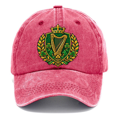 Ireland Heraldic Crest Country Logos Classic Cap – Pomegranate Blush