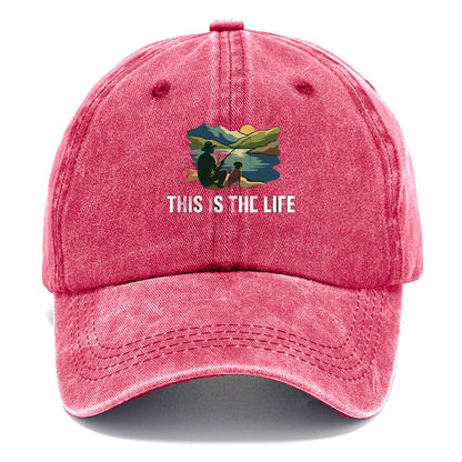 This Is The Life Classic Cap – Pomegranate Blush