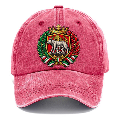Italy Heraldic Crest Country Logos Classic Cap – Pomegranate Blush