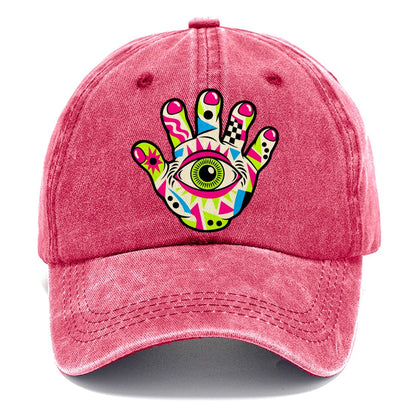 Eye In The Hand Crazy Styles Classic Cap – Pomegranate Blush