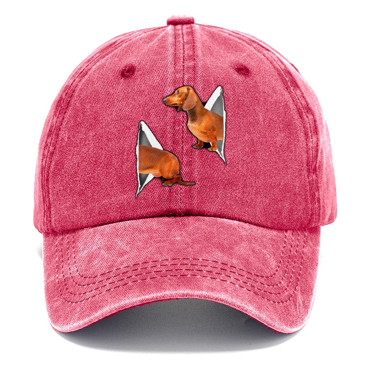 Portal Dachshund Classic Cap – Pomegranate Blush