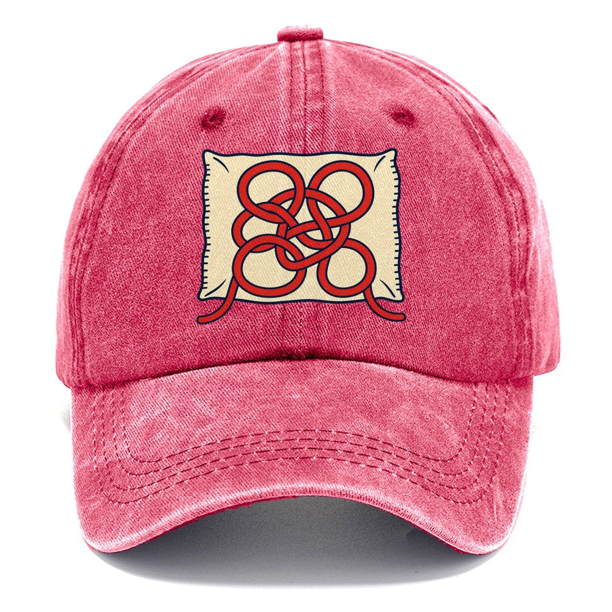 The Tangle And Needlework Classic Cap – Pomegranate Blush