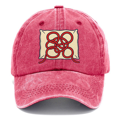 The Tangle And Needlework Classic Cap – Pomegranate Blush
