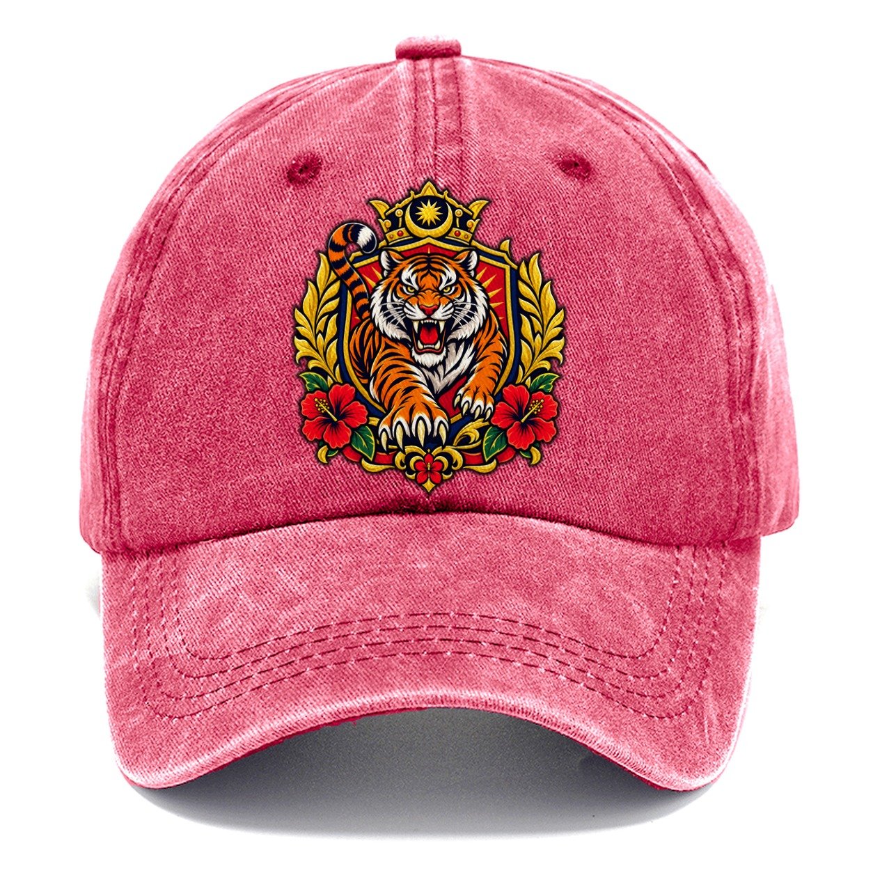 Malaysia Heraldic Crest Country Logos Classic Cap – Pomegranate Blush