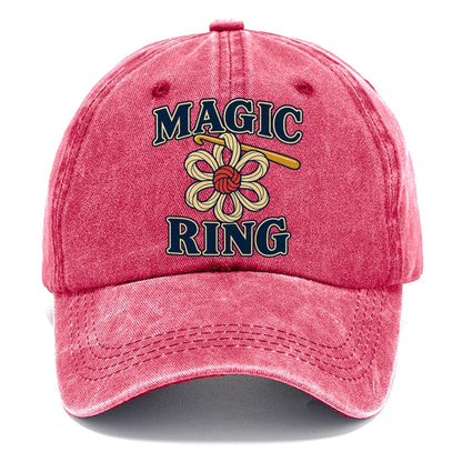 Magic Ring Yarn Crafts Classic Cap – Pomegranate Blush