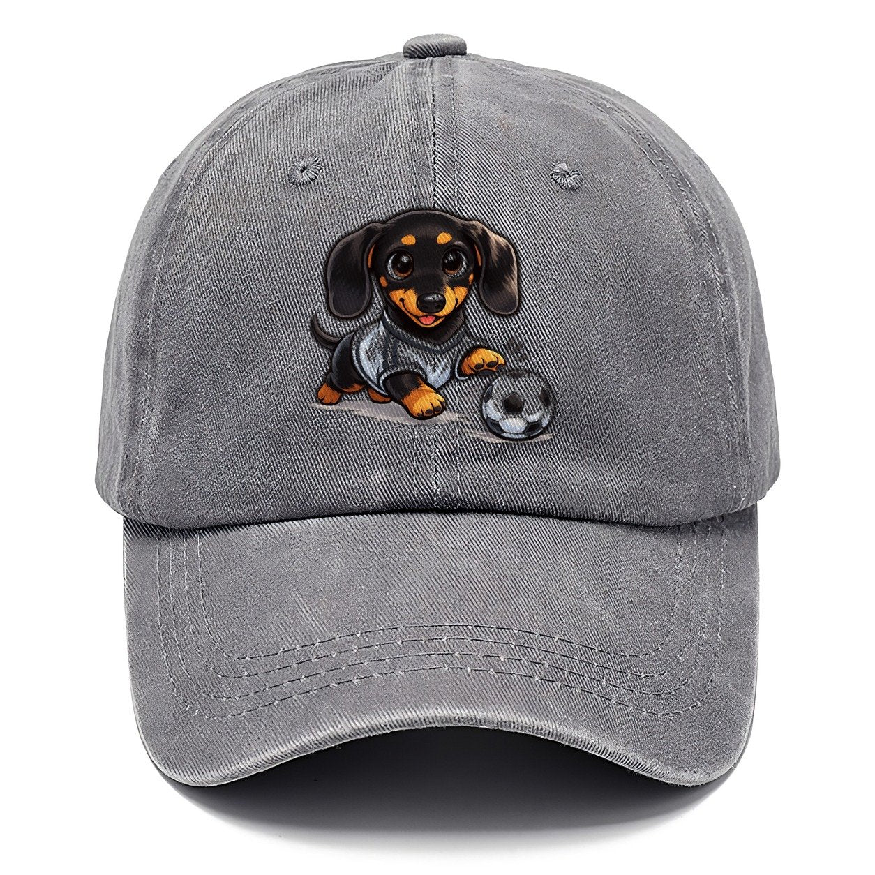 Dachshund Kicking Soccer Ball Classic Cap – Urban Haze