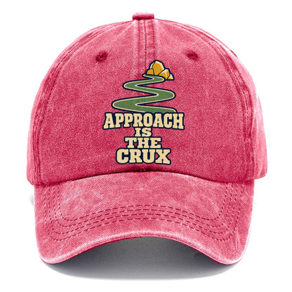 Approach Is The Crux Rock Climbing Classic Cap – Pomegranate Blush
