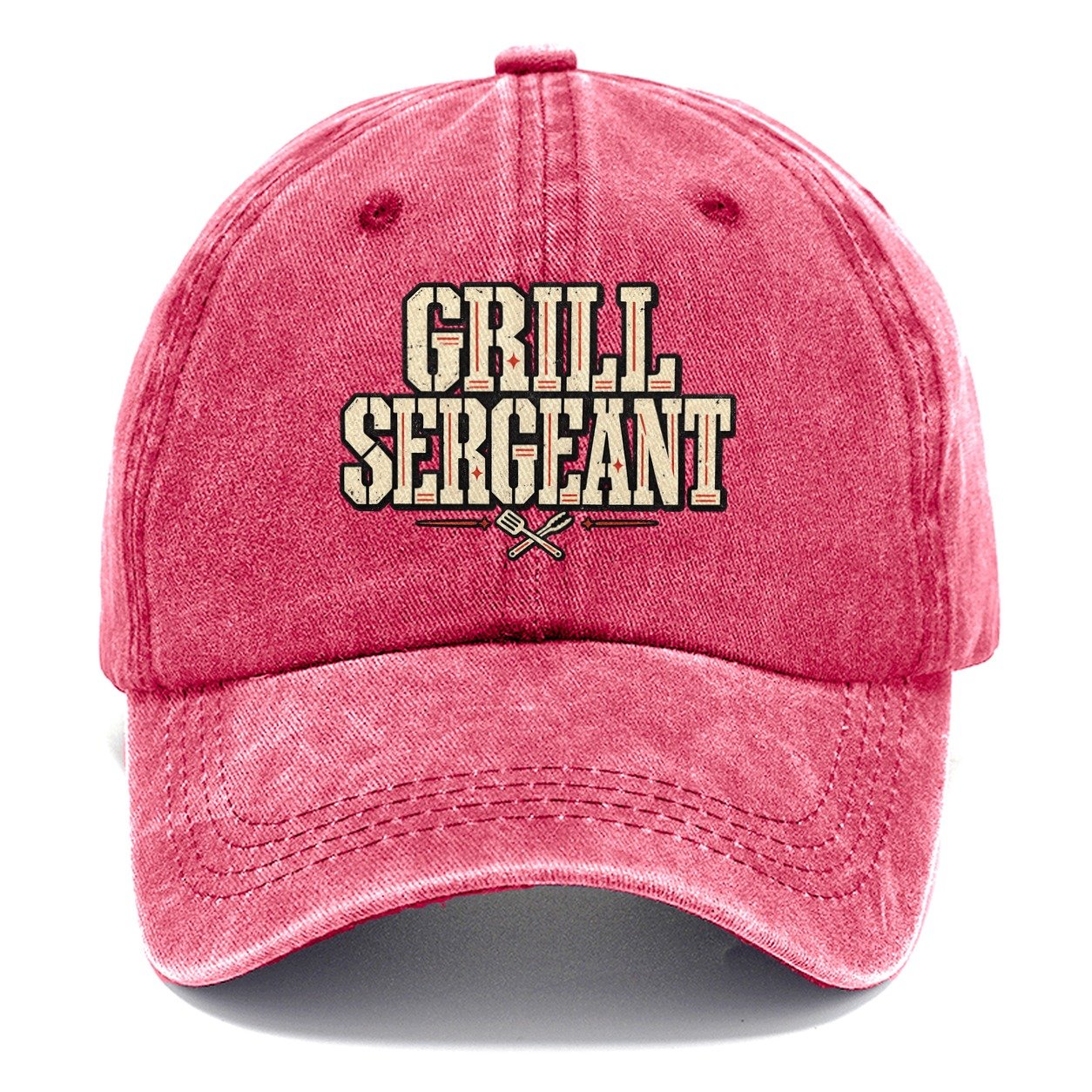 Grill Sergeant American Wit Classic Cap – Pomegranate Blush