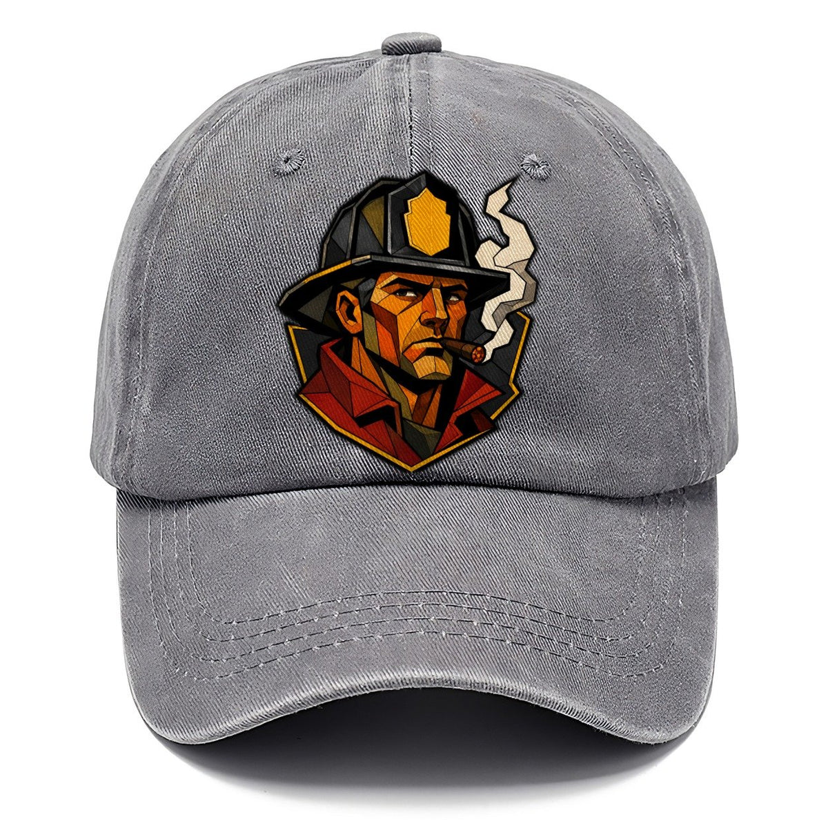 Firefighter Helmet Portrait Classic Cap – Urban Haze