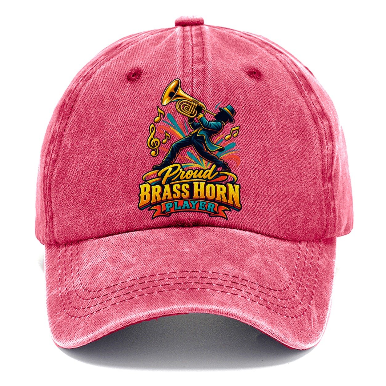 Proud Brass Horn Player Music Instruments Classic Cap – Pomegranate Blush