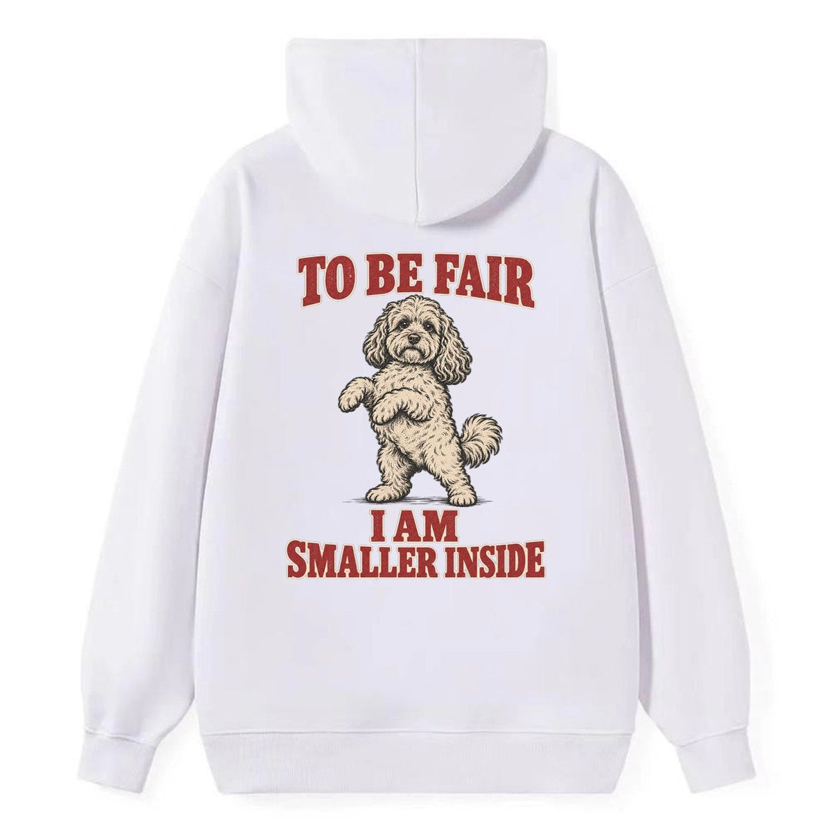 Cockapoo Dog Declarations Classic Pullover Hoodie – White