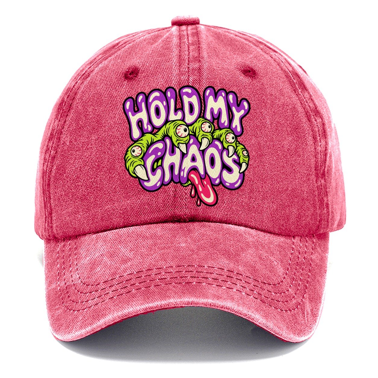 Hold My Chaos Crazy Styles Classic Cap – Pomegranate Blush