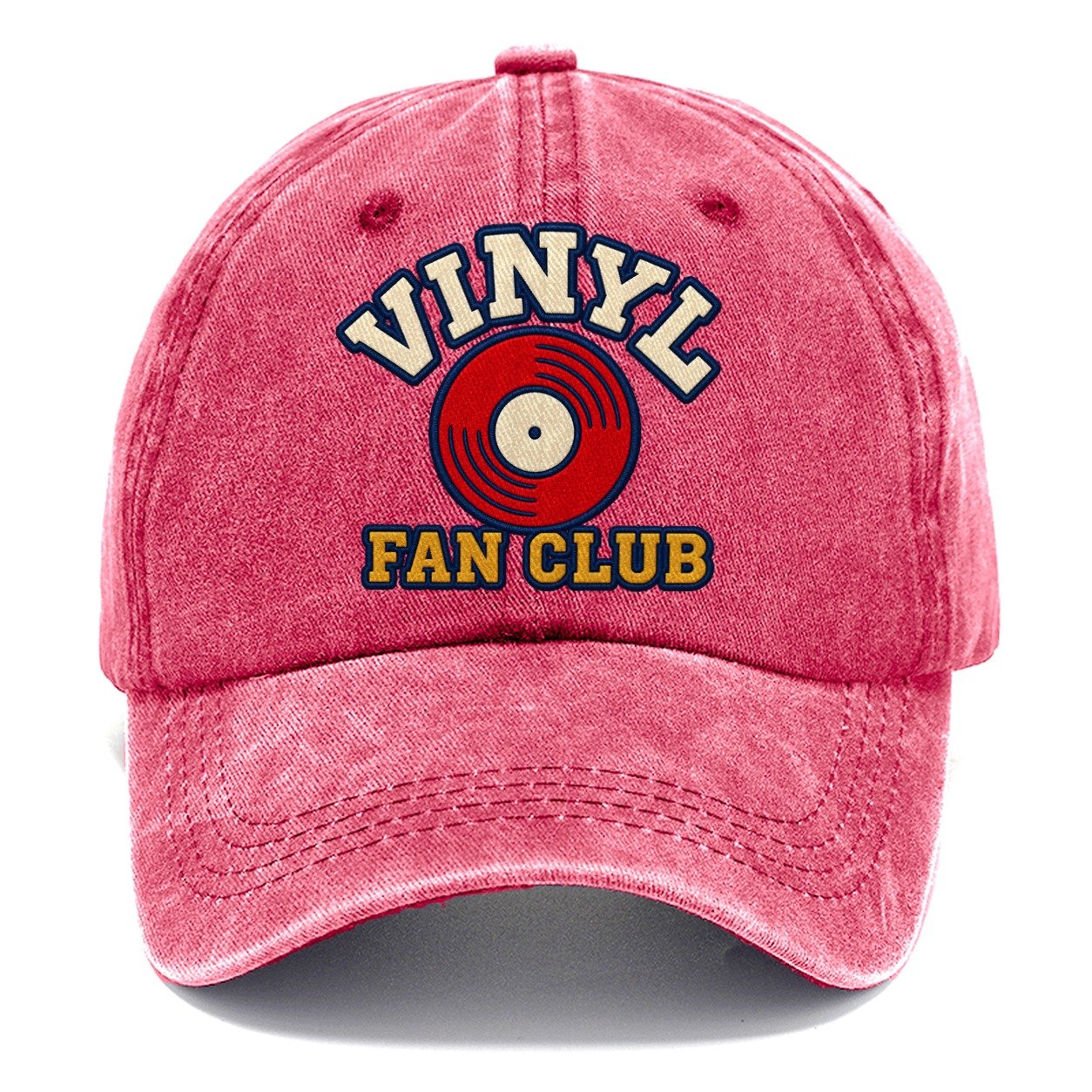 Vinyl Fan Club Classic Cap – Pomegranate Blush