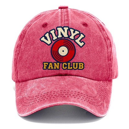 Vinyl Fan Club Classic Cap – Pomegranate Blush