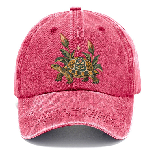 Tortoise Night Garden Gentle Wild Classic Cap – Pomegranate Blush