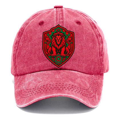 Morocco Minimal Emblem Country Logos Classic Cap – Pomegranate Blush