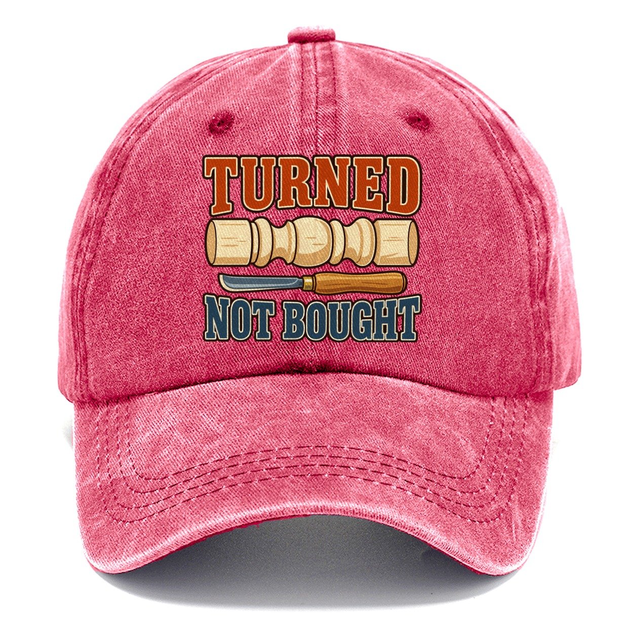 Turned Not Bought Woodworking Classic Cap – Pomegranate Blush