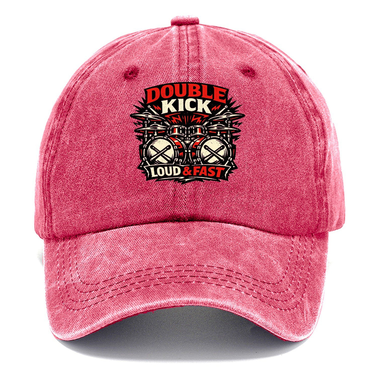 Double Bass Drums Classic Cap – Pomegranate Blush