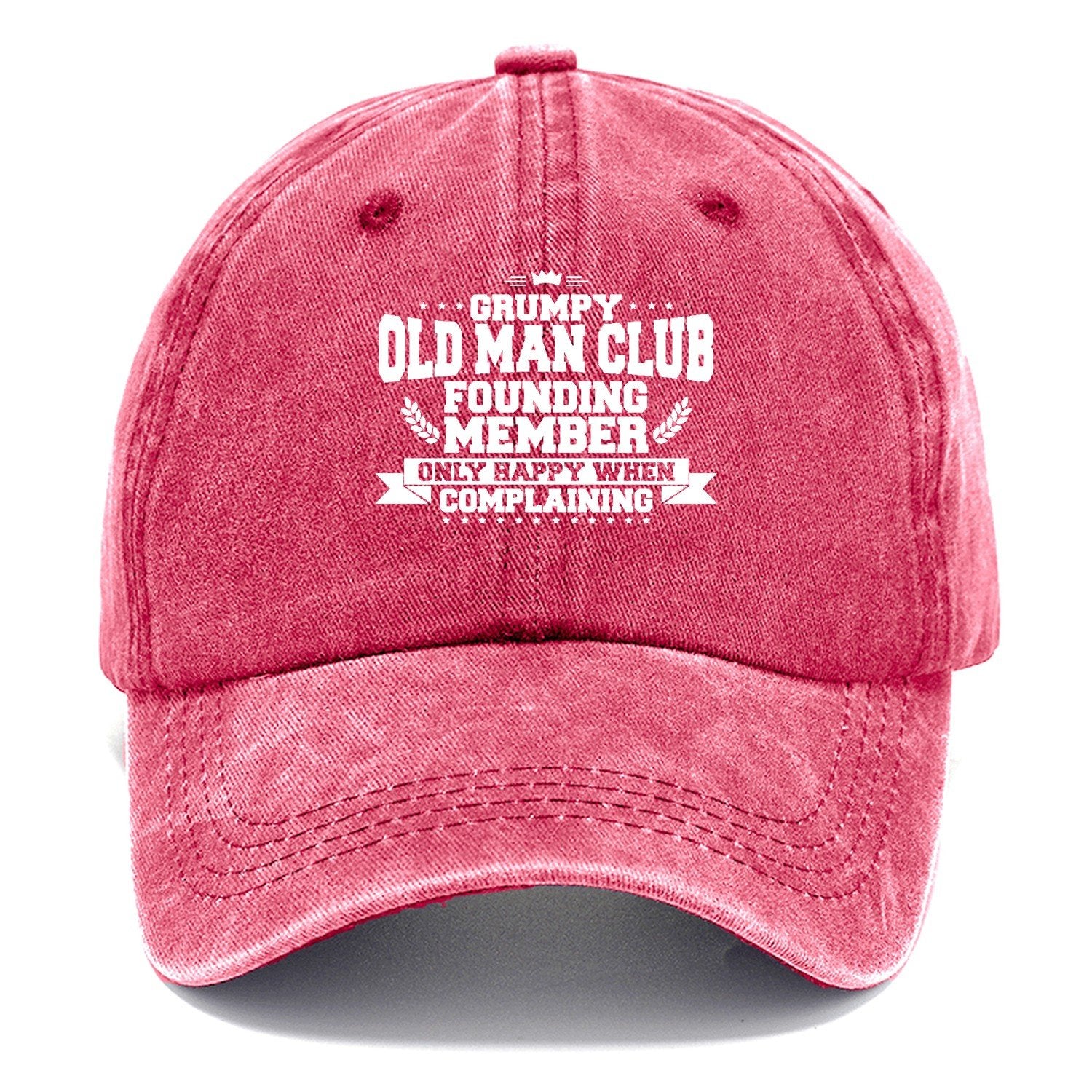 Grumpy Old Man Club Classic Cap – Pomegranate Blush