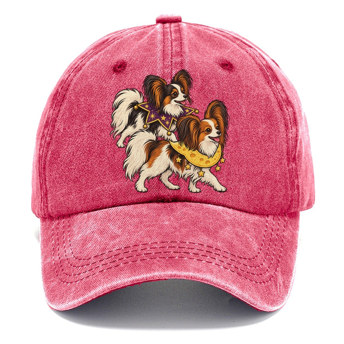 2 Papillons In Halloween Costumes Hdp 26 Parade Lineup Halloween Dog Parade Classic Cap – Pomegranate Blush