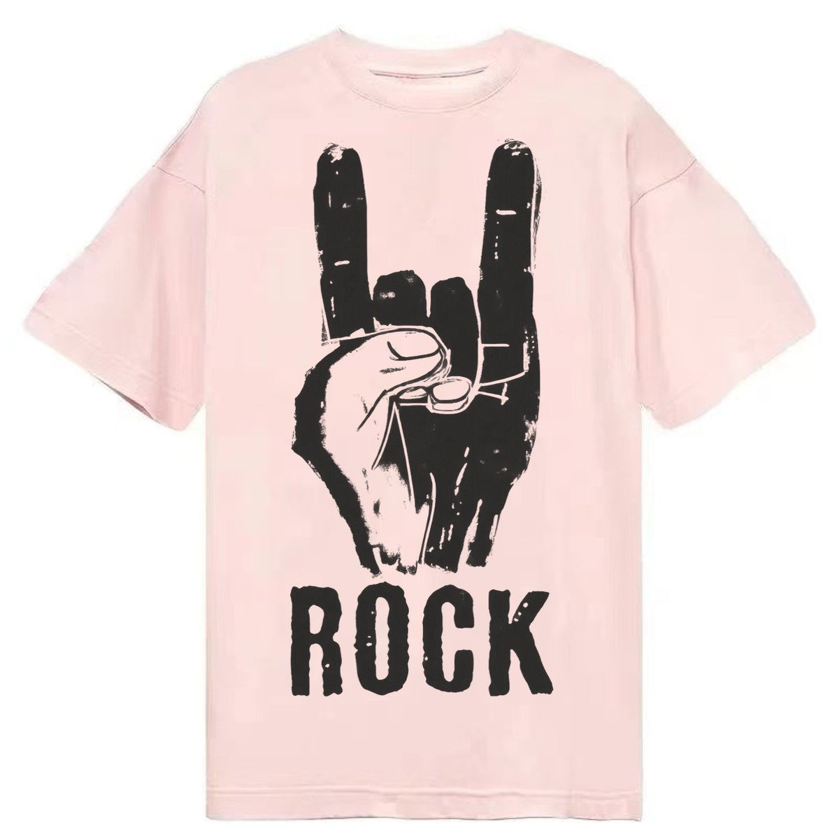 Hand Horn Rock N Roll Classic T-shirt – Pink