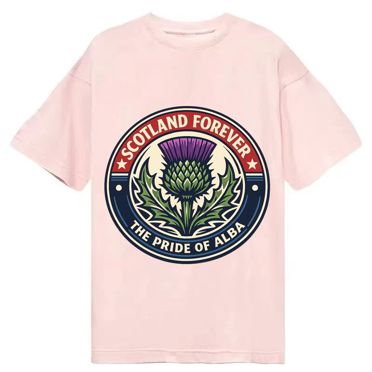 Highland Heritage Emblem 3c22fce65d34 1770440654247 Classic T-shirt – Pink