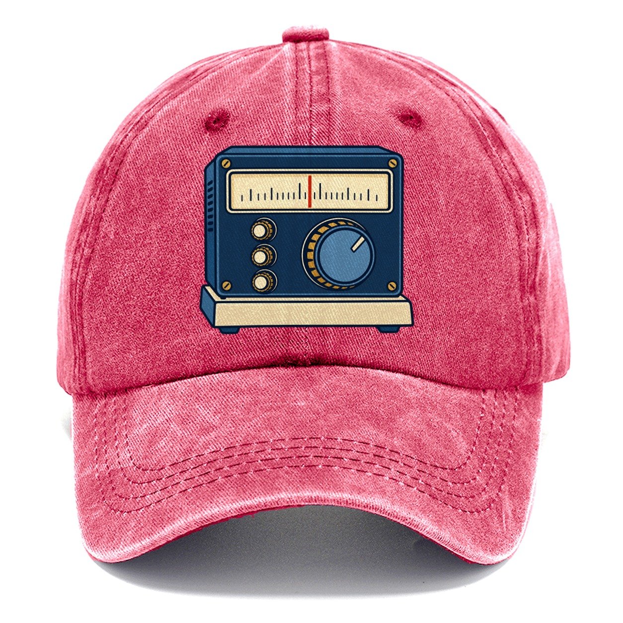 Transceiver Front Panel Amateur Radio Classic Cap – Pomegranate Blush
