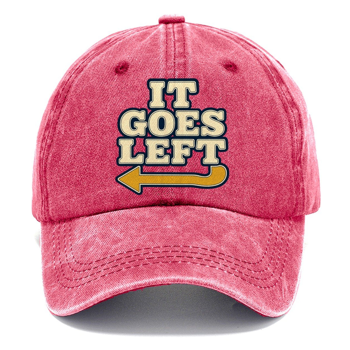 It Goes Left Rock Climbing Classic Cap – Pomegranate Blush