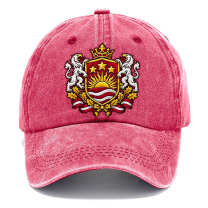 Latvia Heraldic Crest Country Logos Classic Cap – Pomegranate Blush