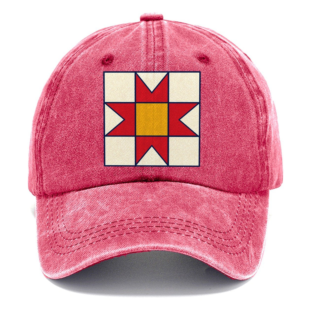 Star Block Study Sewing And Quilting Classic Cap – Pomegranate Blush