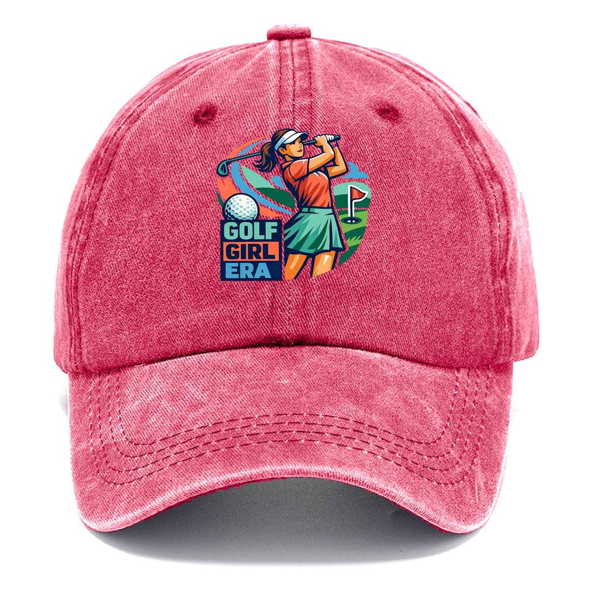 Golf Girl Era Classic Cap – Pomegranate Blush