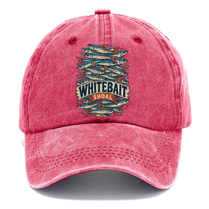 Whitebait Shoal Stack Fishing Club Classic Cap – Pomegranate Blush