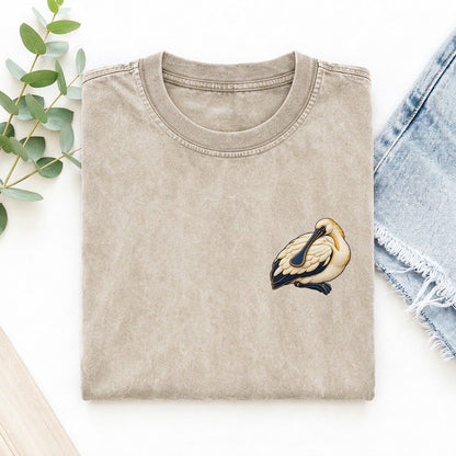 Spoonbill Shoulder Rest Left Chest Thread Signatures II Left Chest Vintage T-shirt – Off White