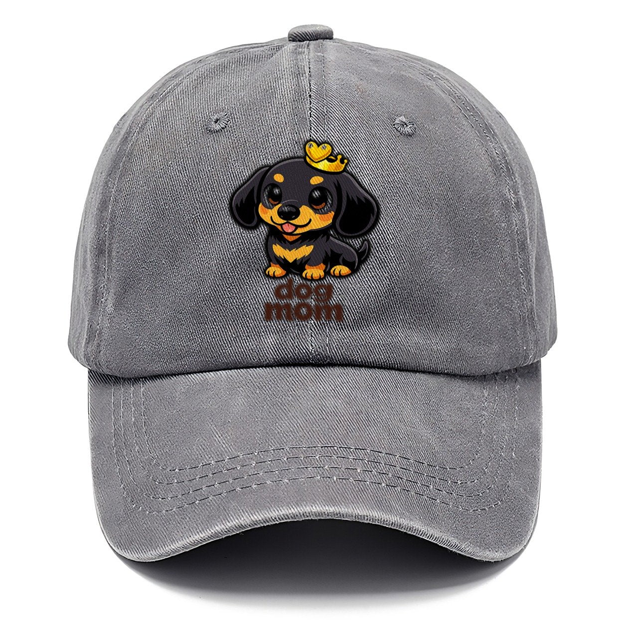 Dachshund Heart Crown Classic Cap – Urban Haze