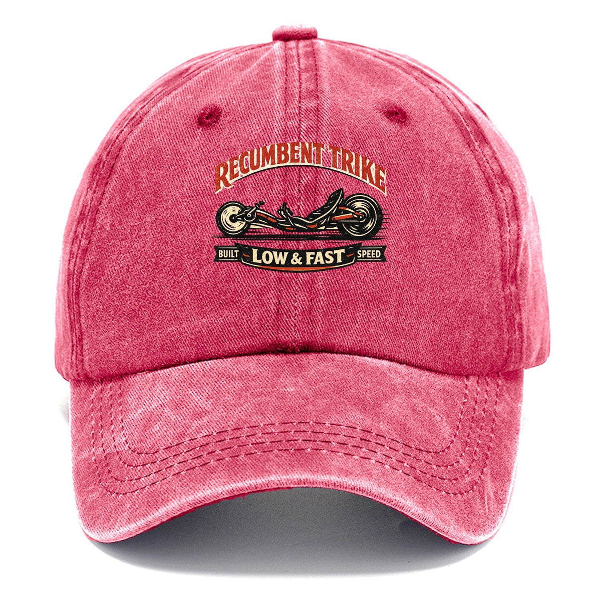 Recumbent Trike Classic Cap – Pomegranate Blush