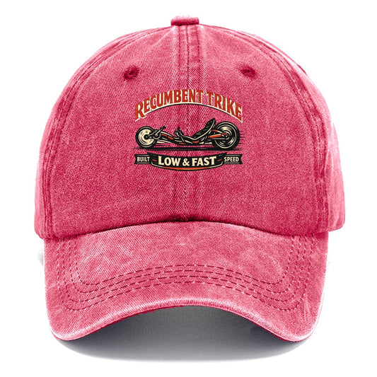 Recumbent Trike Classic Cap – Pomegranate Blush