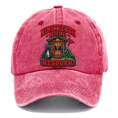 Nineteenth Hole Regular Golf Life Classic Cap – Pomegranate Blush