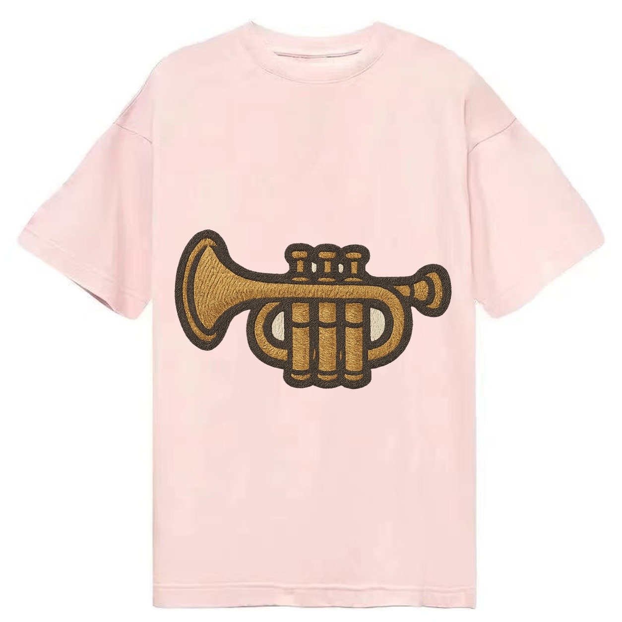 Trumpet Brass Trumpet With Valves And Mouthpiece Classic T-shirt – Pink