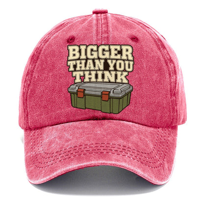 Bigger Than You Think Geocaching Classic Cap – Pomegranate Blush