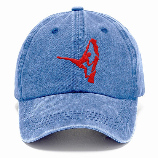 Rock Climber Flag Move Micro Motion Mark Classic Cap – Summer Sky