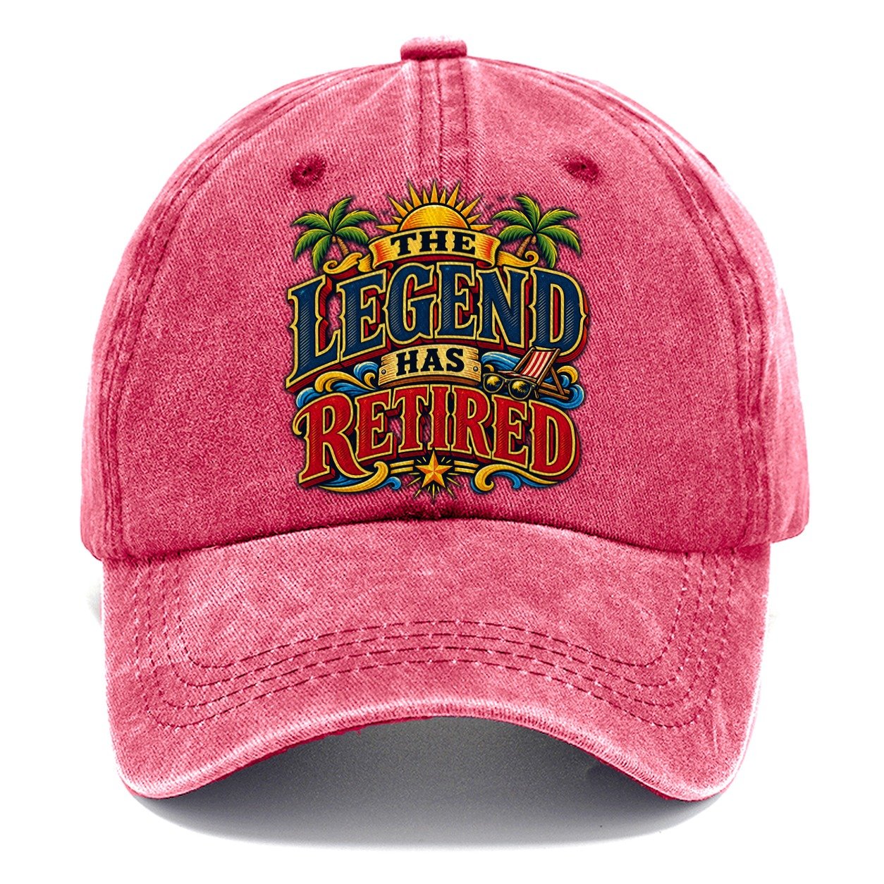 The Legend Has Retired Retired Living Classic Cap – Pomegranate Blush